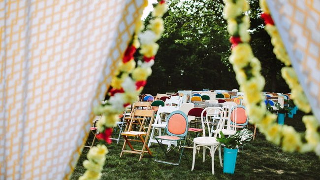 ceremonie mariage vintage