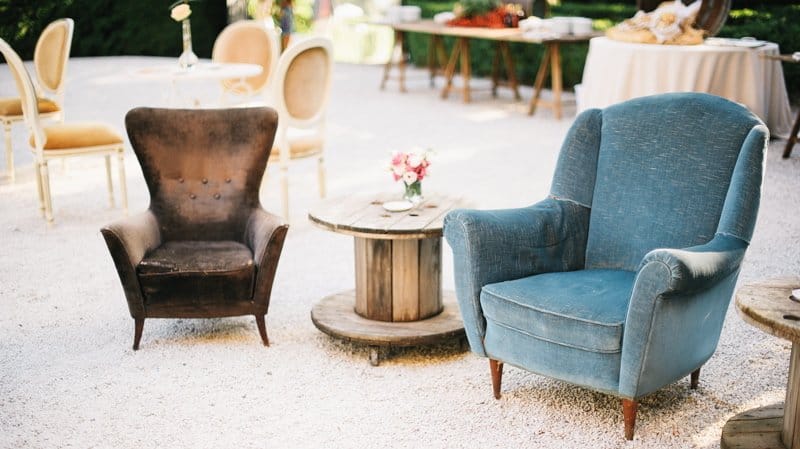 deco exterieur mariage vintage