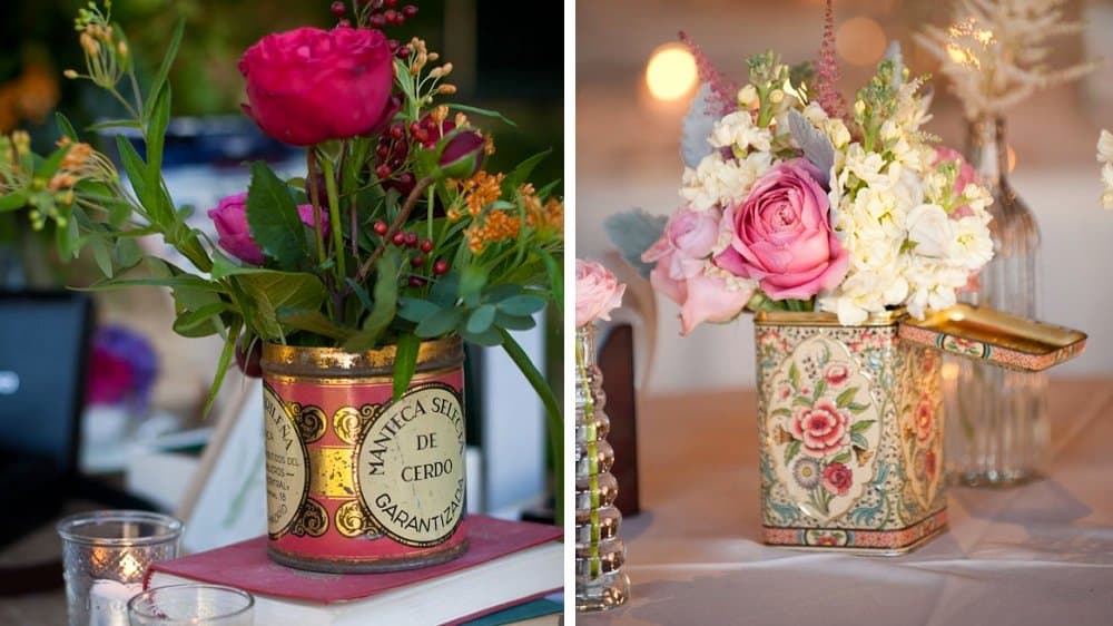 fleurs mariage vintage