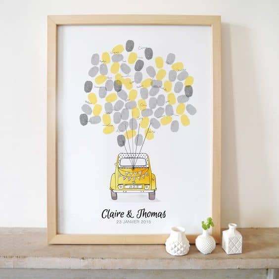 guest book empreintes