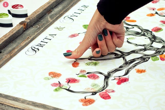 livre d'or empreintes