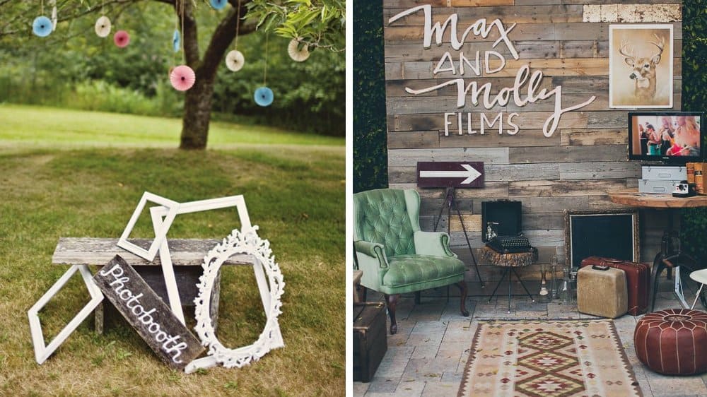 mise en scene photos mariage vintage