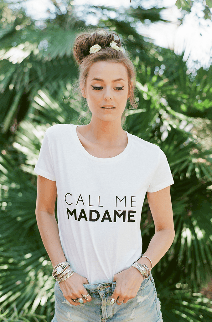t-shirt call me madame