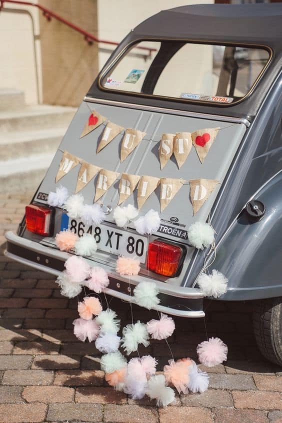 voiture mariage vintage