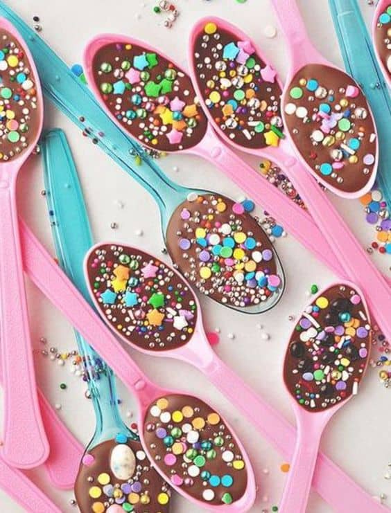 cuilleres chocolat pâques