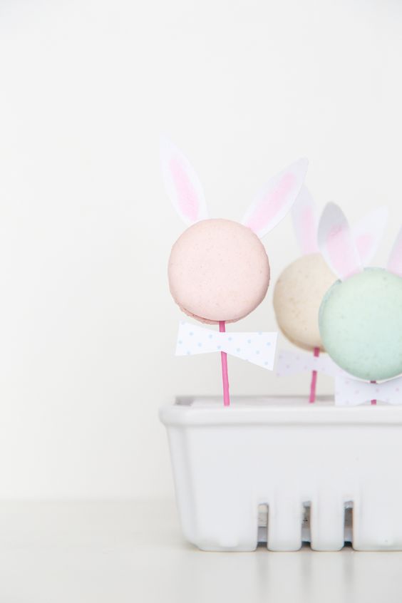 macarons pâques