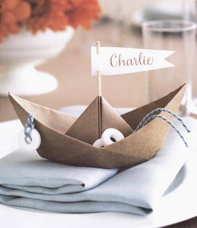 marque place baptême garçon