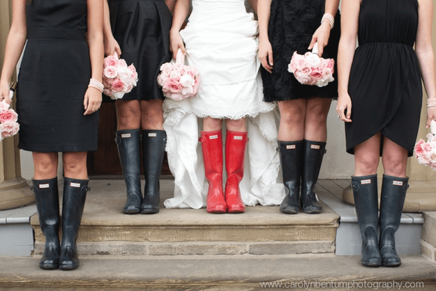 demoiselles d'honneur bottes