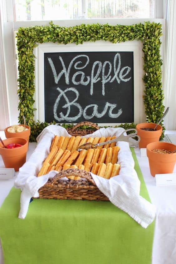 waffle bar mariage