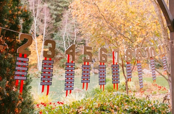 chiffres et ruban orange 564