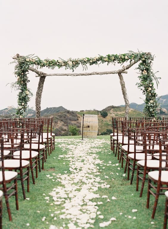 arche pétale chaise