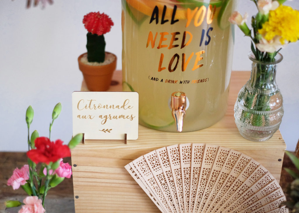 mini pancarte en bois