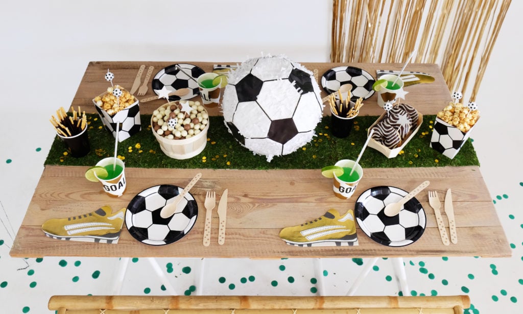 Decoration anniversaire football - la galaxie du foot