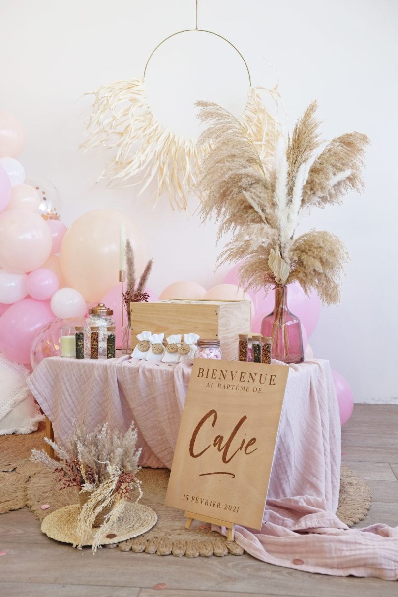 Idees De Decoration Pour Un Bapteme Fille Save The Deco