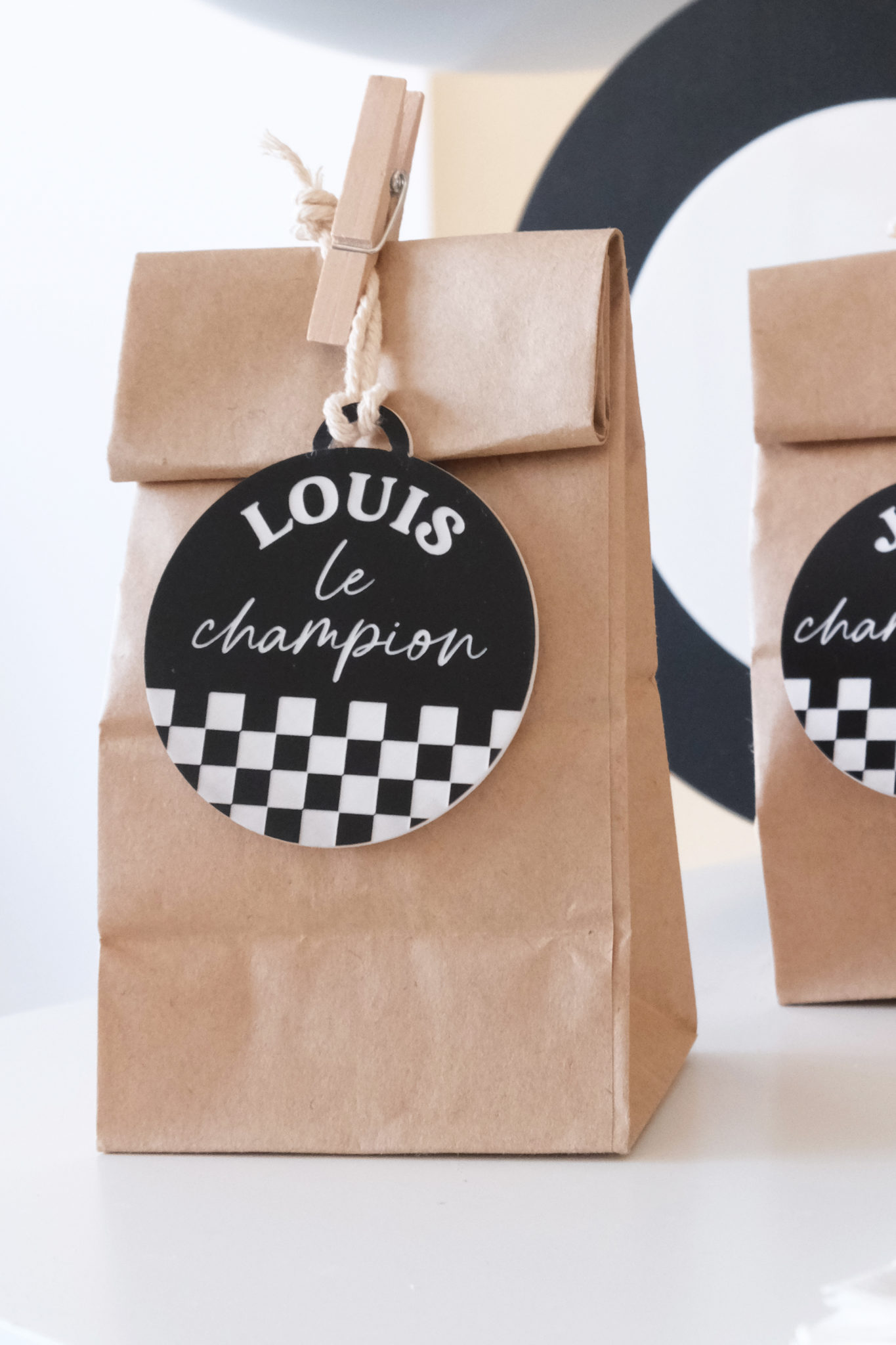 Lot De 2 Décorations D'anniversaire Vintage Pour Garçon - Guirlande